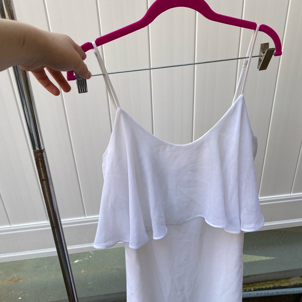 BCBG White Formal Dress